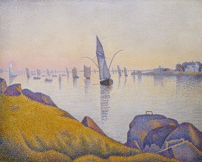 Reposo vespertino, Concarneau, Opus 220 (Allegro Maestoso). 1891 de Paul Signac