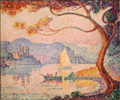 Antibes, Petit Port de Bacon, 1917 de Paul Signac