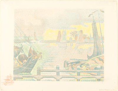 Barcos en Flushing de Paul Signac