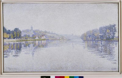 Orillas del río. El Sena en Herblay de Paul Signac