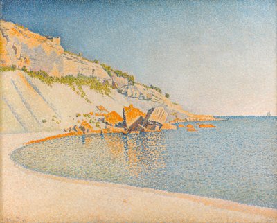 ""Cassis, Cap Lombard, Opus 196"" Pintura de Paul Signac (1863-1935) 1889 - Óleo sobre lienzo Dim 83,5x99,8 cm Gemeentemuseum Den Haag de Paul Signac