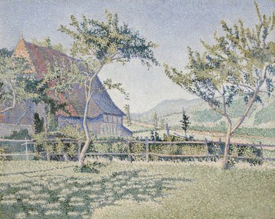 Comblat-le-Château, el prado, Opus 161, junio-julio 1887 de Paul Signac