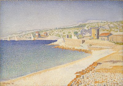 El muelle en Cassis, Opus 198. 1889 de Paul Signac