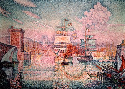 Entrada al puerto de Marsella, 1911 de Paul Signac