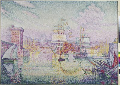 Entrada al puerto de Marsella de Paul Signac
