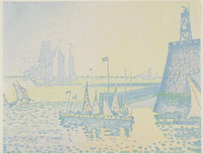 Atardecer de Paul Signac