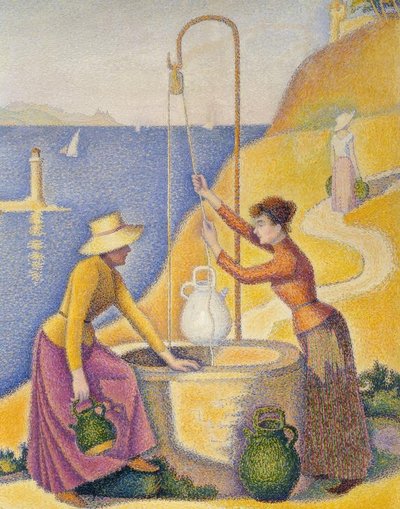 Mujeres en el pozo (Opus 238) de Paul Signac