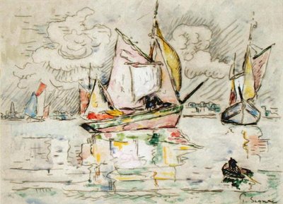 Barcos de pesca de Paul Signac