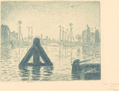 Puerto en Holanda - Flushing de Paul Signac