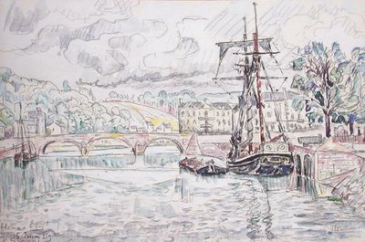Hennebont de Paul Signac