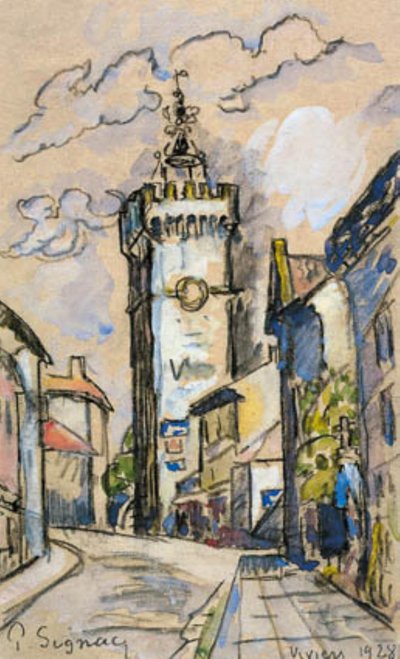 Campanario en Viviers de Paul Signac