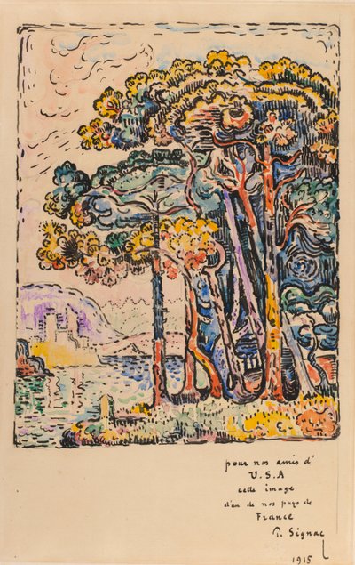Paisaje, 1915 de Paul Signac