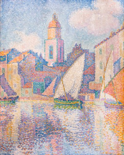 El campanario de Saint-Tropez de Paul Signac