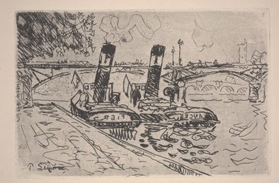 Le Pont des Arts de Paul Signac