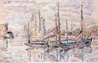 El puerto de La Rochelle de Paul Signac