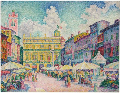 Mercado de Verona de Paul Signac