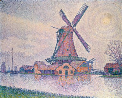 Moulin de Edam, 1896 de Paul Signac