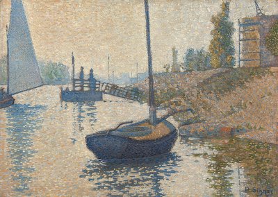 Ponton de la Félicité en Asnières (Opus no. 143) de Paul Signac