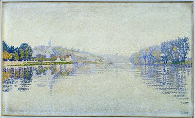 Riverside, el Sena y Herblay de Paul Signac