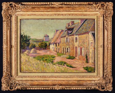 Saint-Briac, Cour a la Ville Hue, 1885 de Paul Signac