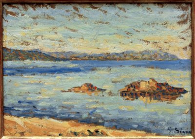 Saint-Tropez, calma de Paul Signac