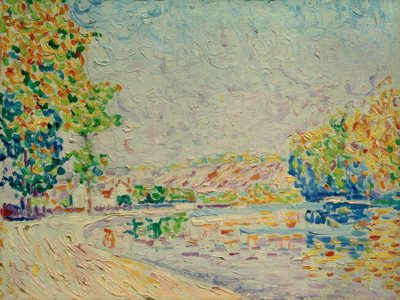 Samois, Estudio No. 8 de Paul Signac