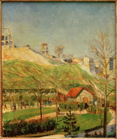 Plaza Saint-Pierre (construcción del Sacré-Coeur) de Paul Signac