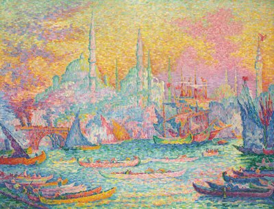 El Cuerno de Oro, Constantinopla, 1907 de Paul Signac