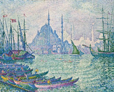 Los minaretes en el Cuerno de Oro de Paul Signac