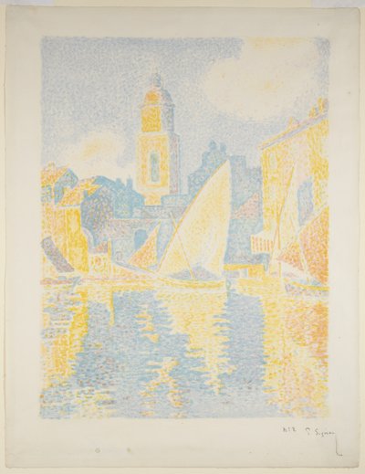 El puerto de Saint-Tropez II de Paul Signac
