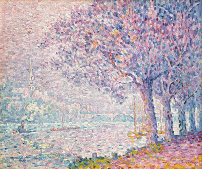 El Sena en St. Cloud, 1903 de Paul Signac