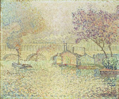 El viaducto en Auteuil, c.1900 de Paul Signac