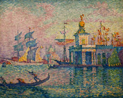 Venecia- La Aduana de Mar, 1908 de Paul Signac