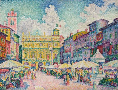 Mercado de Verona de Paul Signac