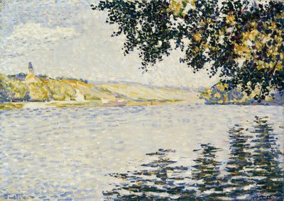 Vista del Sena en Herblay de Paul Signac