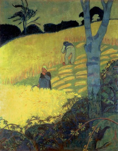 Escena de Cosecha de Paul Sérusier