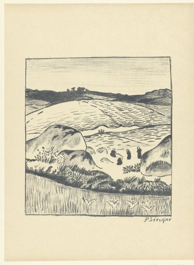 paisaje montañoso con campos pago L