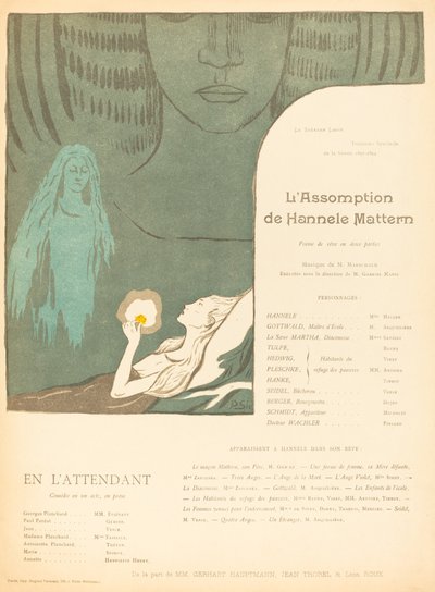 La Asunción de Hannele Mattern; Esperándola de Paul Sérusier