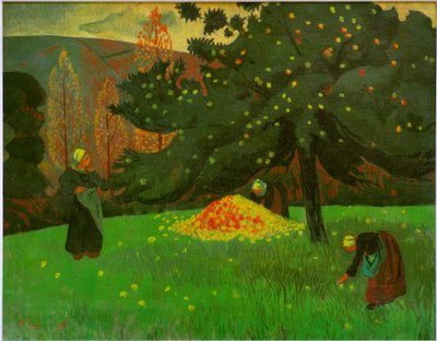 La recolección de manzanas de Paul Sérusier
