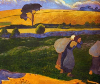Las Lavanderas en Bellangenet de Paul Sérusier
