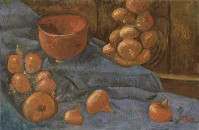 Naturaleza muerta con cebollas, c.1896 de Paul Sérusier