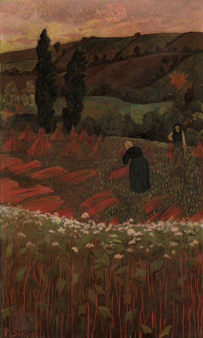 La cosecha de trigo sarraceno de Paul Sérusier