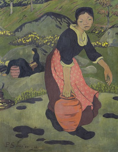 Joven bretona con una jarra, 1892 de Paul Sérusier