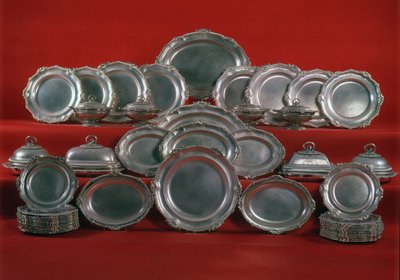 El Servicio Egremont, un servicio de cena de Jorge III (plata) de Paul Storr