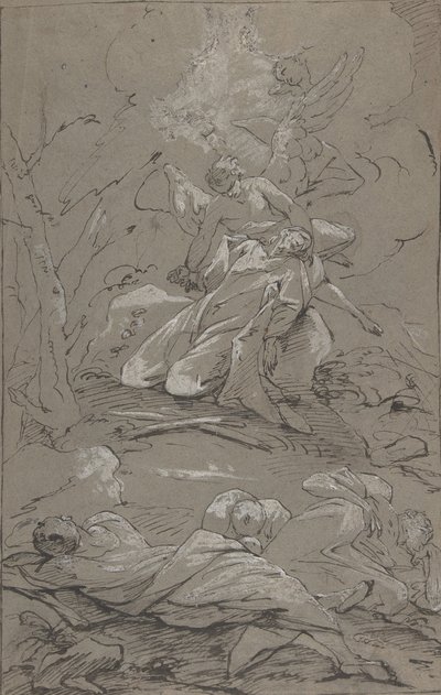 Cristo en el Jardín de Getsemaní, 1712-62 de Paul Troger