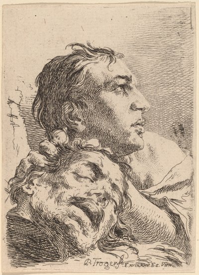 David con la cabeza de Goliat de Paul Troger