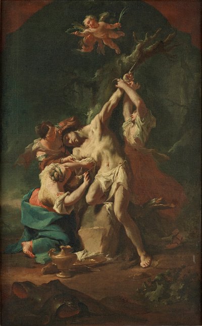 San Sebastián y las mujeres de Paul Troger