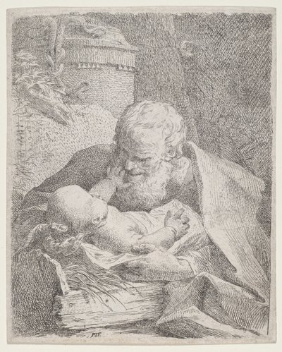 San José con el Niño Jesús de Paul Troger
