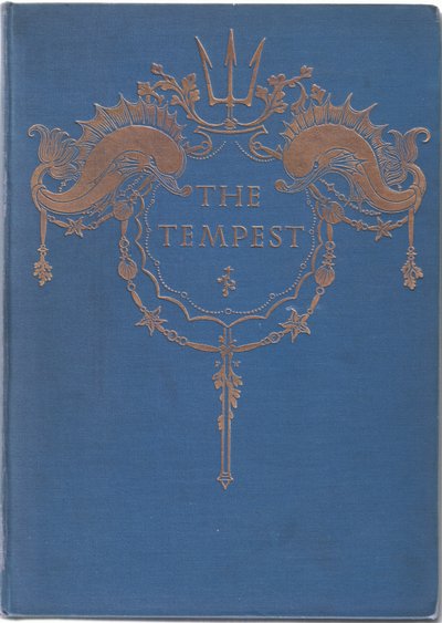 Diseño de portada, ilustración de La Tempestad, 1908 de Paul Vincent Woodroffe