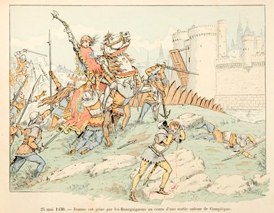 Ilustración tomada del libro "Juana de Arco" de Theodore Cahu e ilustrada por Paul De Semant (1855-1915): El 25 de mayo de Paul de Semant